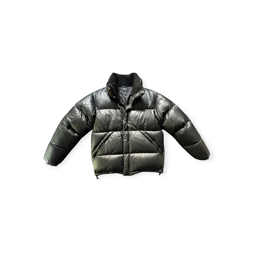 KOOPLES LEATHER PUFFA JACKET PUFFER JACKET